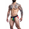 CUT4MEN Jockstrap Stripe Rainbow